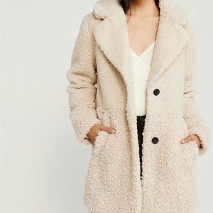 🛑Sales Abercrombie & Fitch teddy jacket